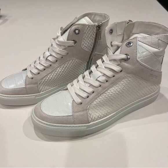 ZADIG & VOLTAIRE High Flash Keith Sneakers New - Picture 10 of 13